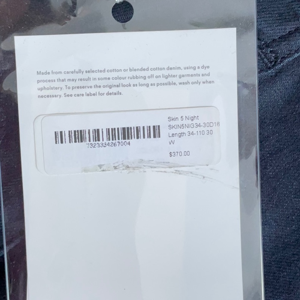NWT - Women's ACNE Studios Skin 5 night Jeans - Size 30/34 - Picture 14 of 16